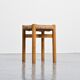 Early Méribel stool by Charlotte Perriand, circa 1955
