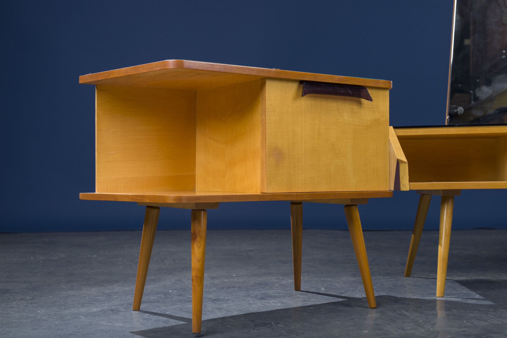Vintage dressing table and 2 bedside tables 1960