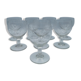 Set of art deco glasses