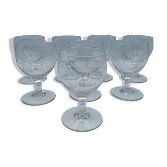 Ensemble de verres art déco