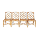 4 rattan chairs Vivai del sud, Italy 1970s