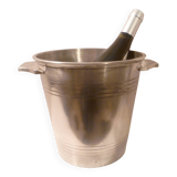 Champagne bucket / Champagne bucket design in silver-plated metal, St Medard.