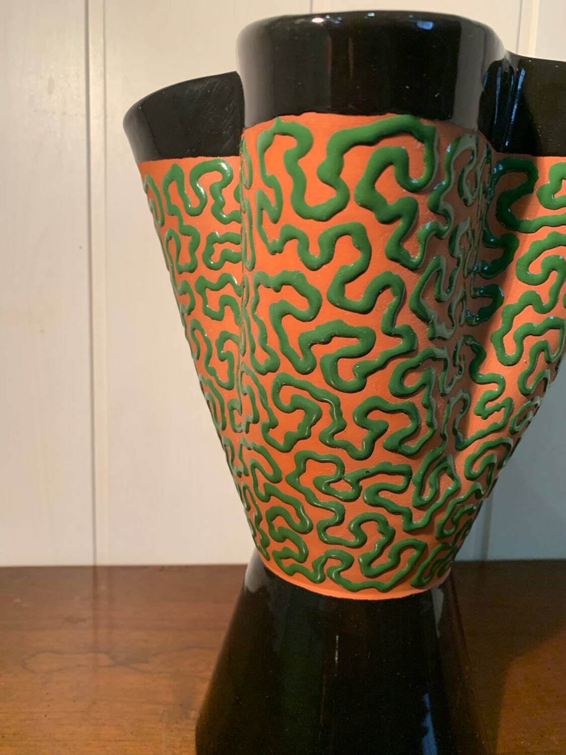 Vintage Vallauris vase by Ray Camart