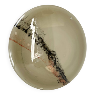 Abstract "cirrus" glass sconce wall light by peill & putzler, germany, 1980s