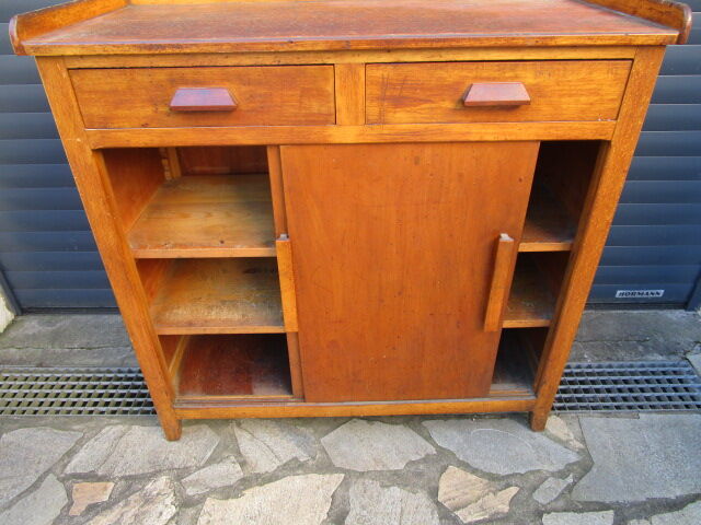 Meuble d'atelier/métier ancien en bois