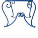 Antique wrought iron garden furniture (table and chairs)