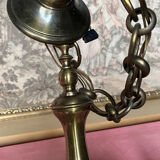 Antique gilded bronze chandelier with 8 lights