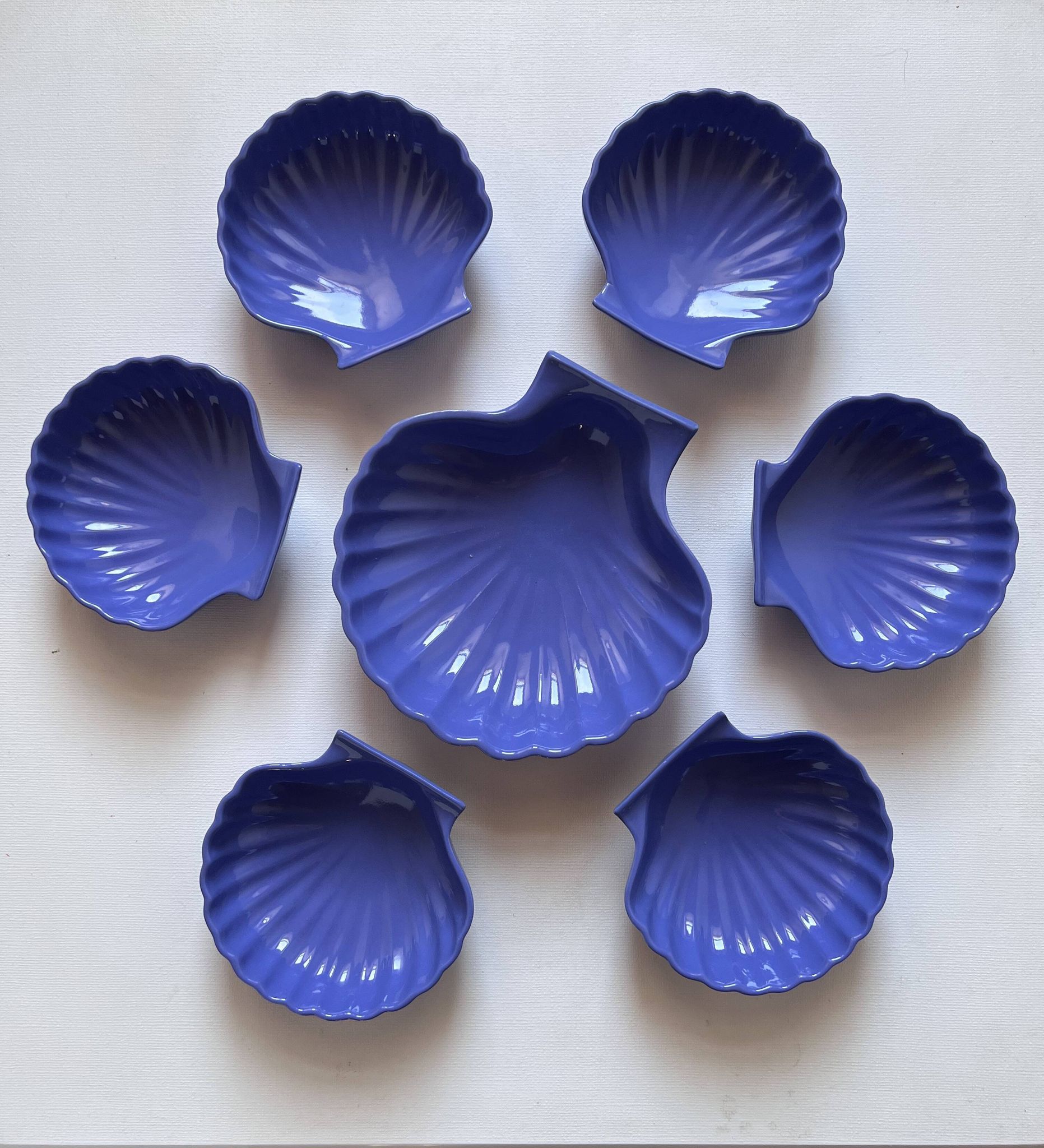 Service céramique forme coquillage