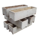 Set of 6 vintage Eternit edition planters
