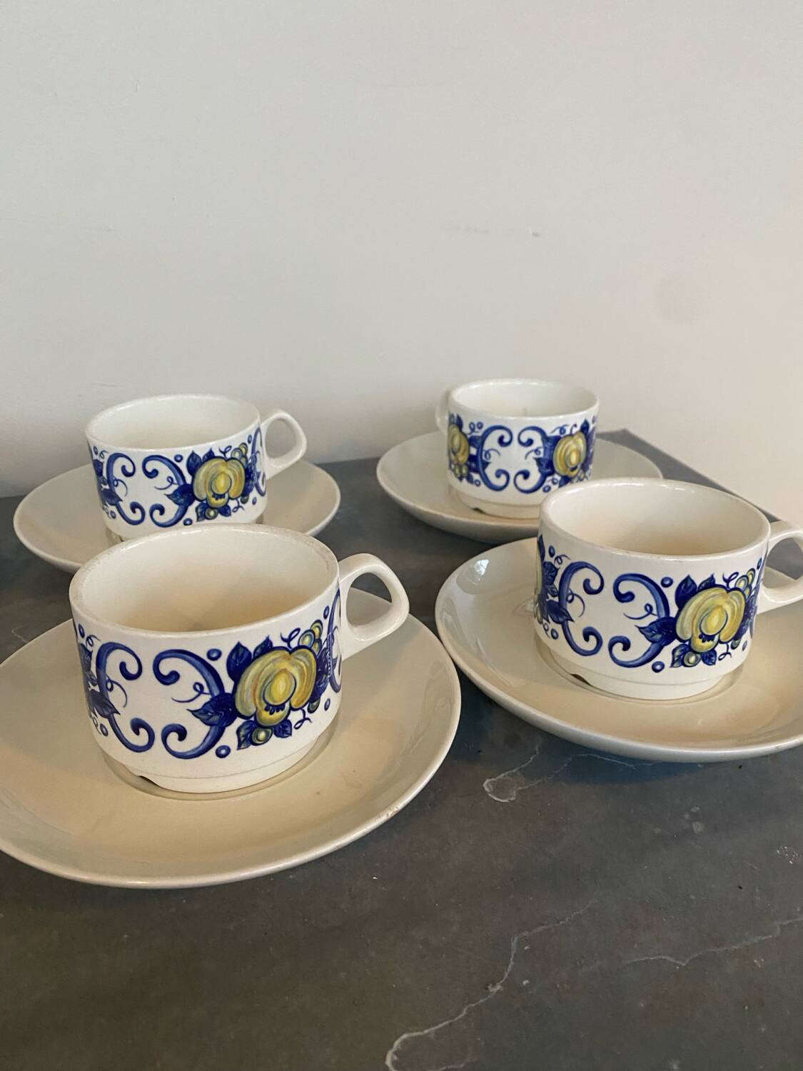 6 tasses Villeroy et Boch