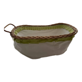 Alsatian wicker cradle