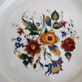 Set of 6 flat plates Sarreguemines