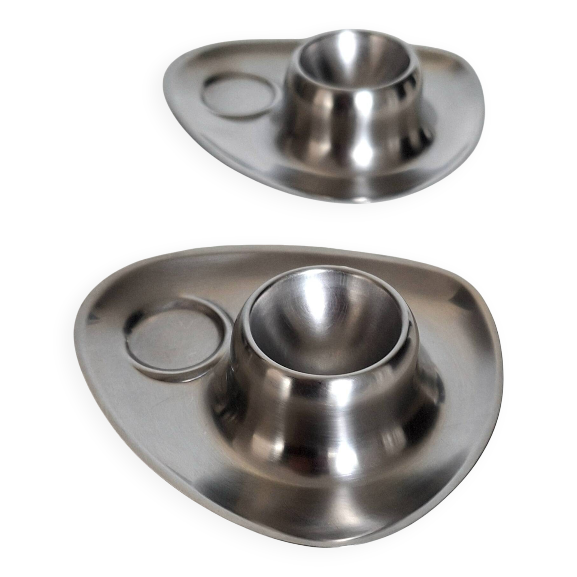 Vintage stainless steel egg cup