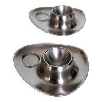 Vintage stainless steel egg cup