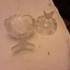 Crystal sugar birds-cut sugar bowl with frosted cutter