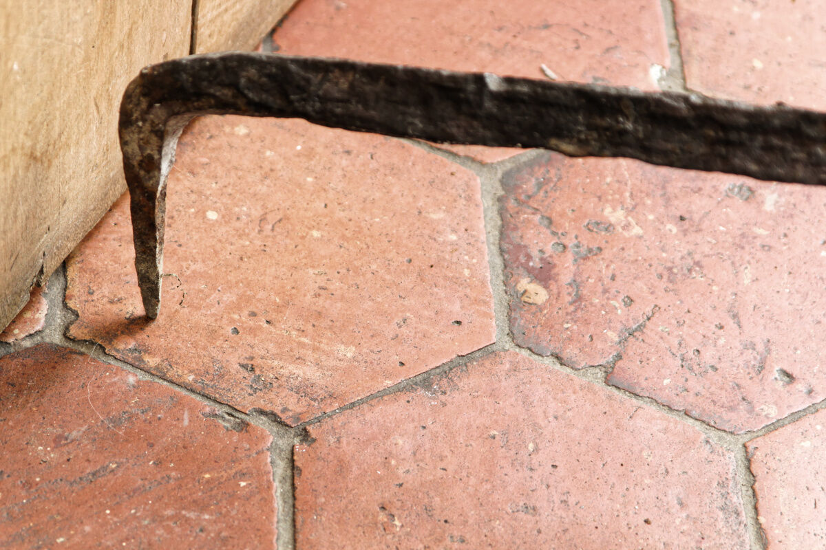 Pair of landiers, seventeenth century