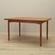 Teak table, Danish design, 1970s, manufactured in Denmark