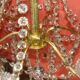 six-armed crystal chandelier from the "Napoleon III" period