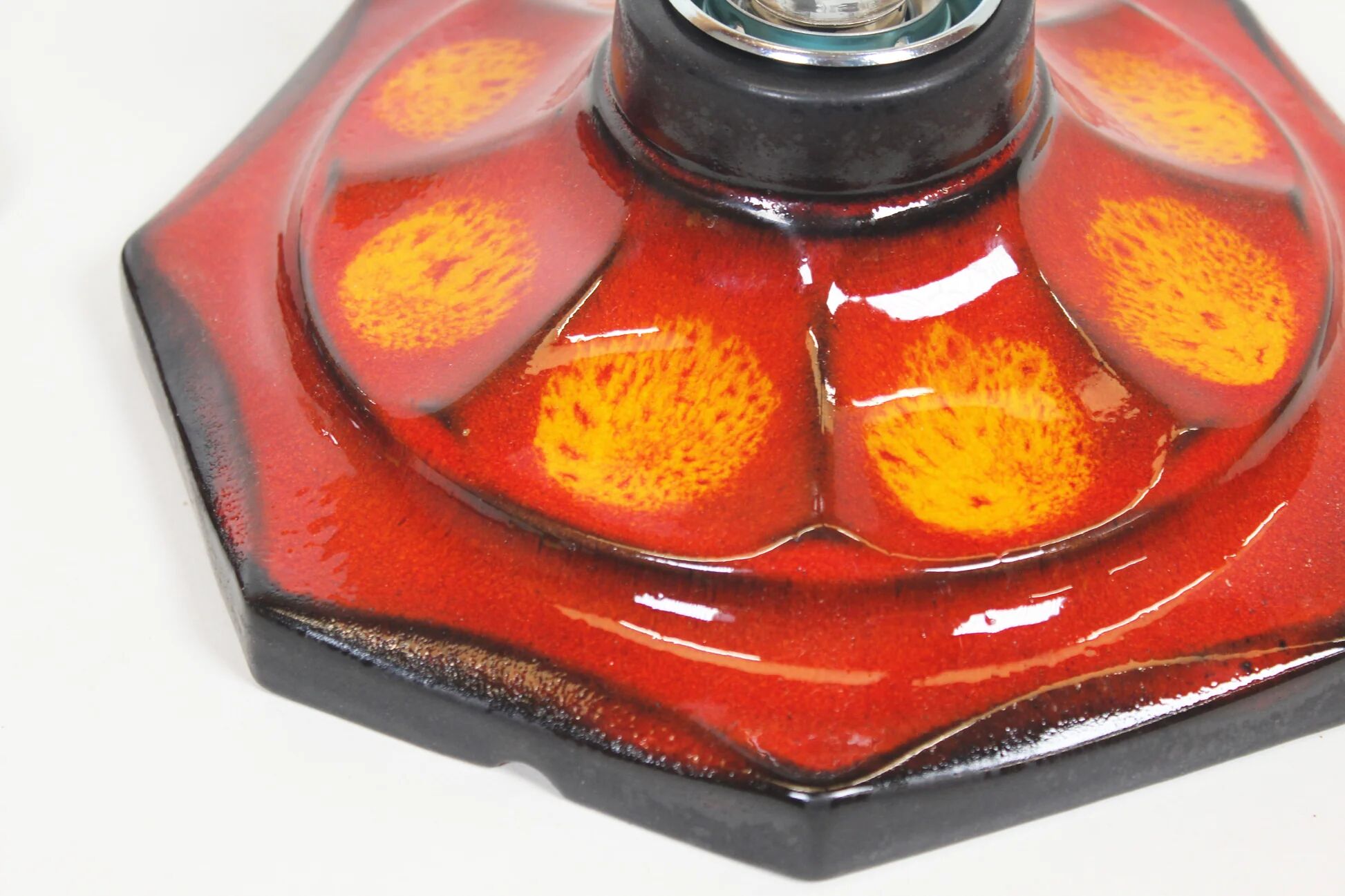 Pair of ceramic wall lamps by Hustadt Leuchten (2 pairs available)