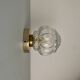 Vintage glass globe wall or ceiling light