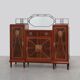 Cabinet en marqueterie Art Déco par De Coene, Belgique, vers 1925