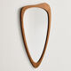 Framed mirror in teak