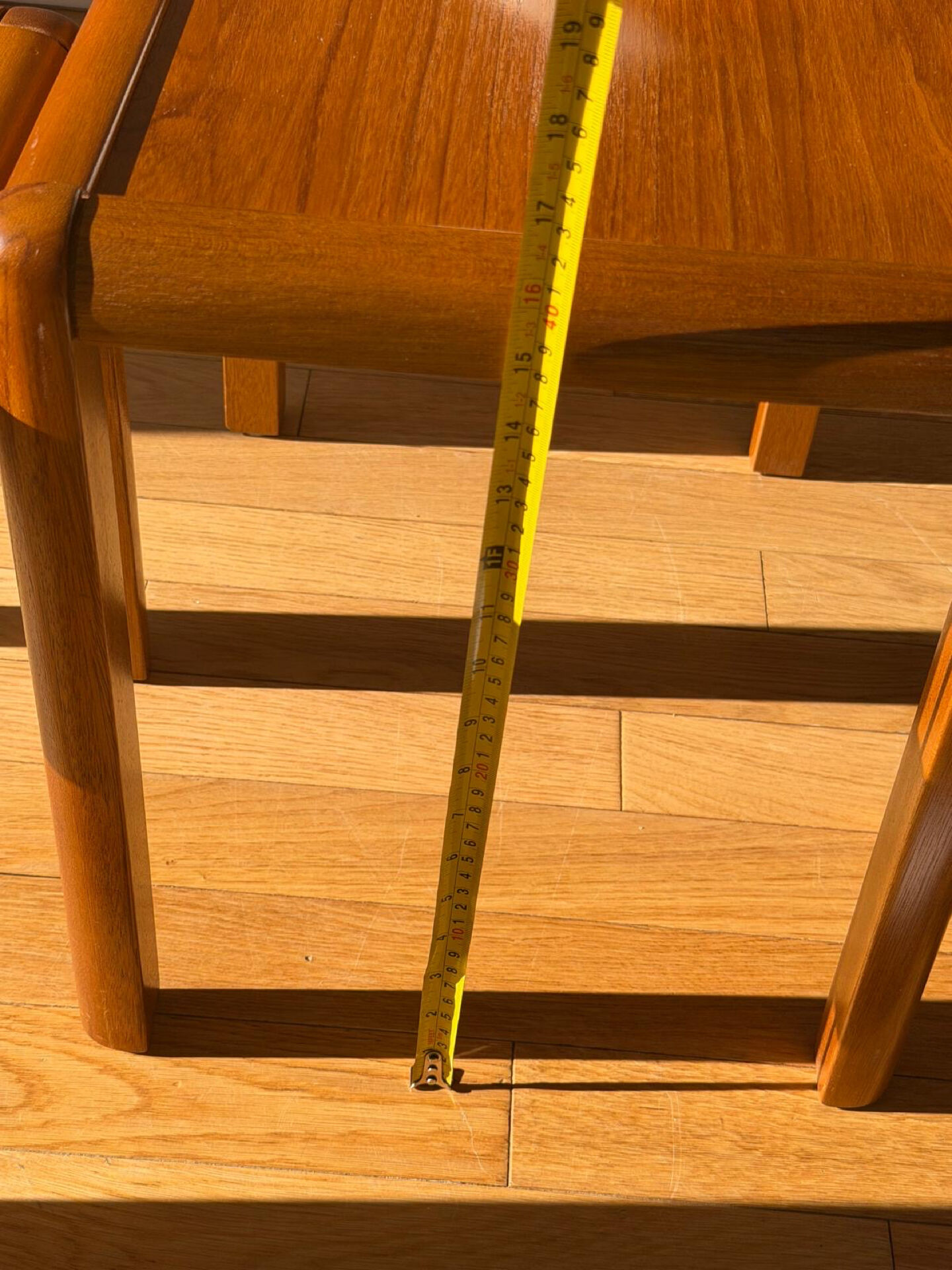 Lot table gigogne en bois vintage