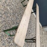 Old foldable bench of fair