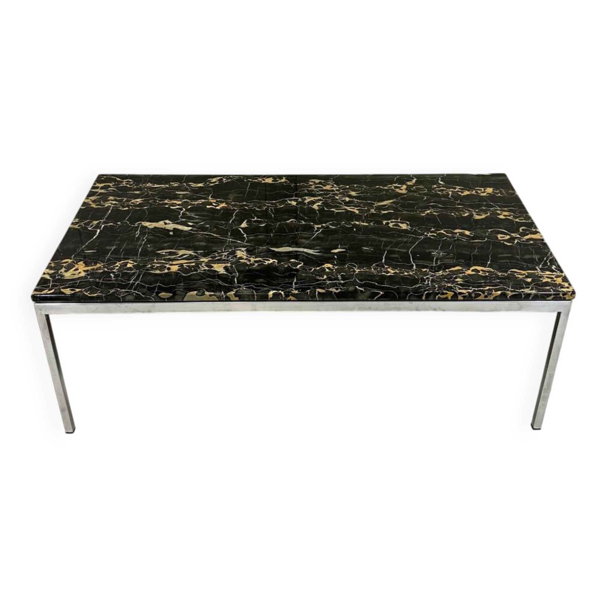 Florence Knoll coffee table nero portoro marble table top 1960’s