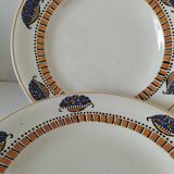 Longwy Art Deco plates