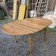 Scandinavian extendable oak table from the 1960s (butterfly extension)