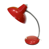 Lampe de bureau made in Italy des années 60's couleur rouge