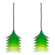 Pair of vintage Danish Duett pendants by Bent Gentzel Boysen, IKEA, 19