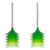 Pair of vintage Danish Duett pendants by Bent Gentzel Boysen, IKEA, 19