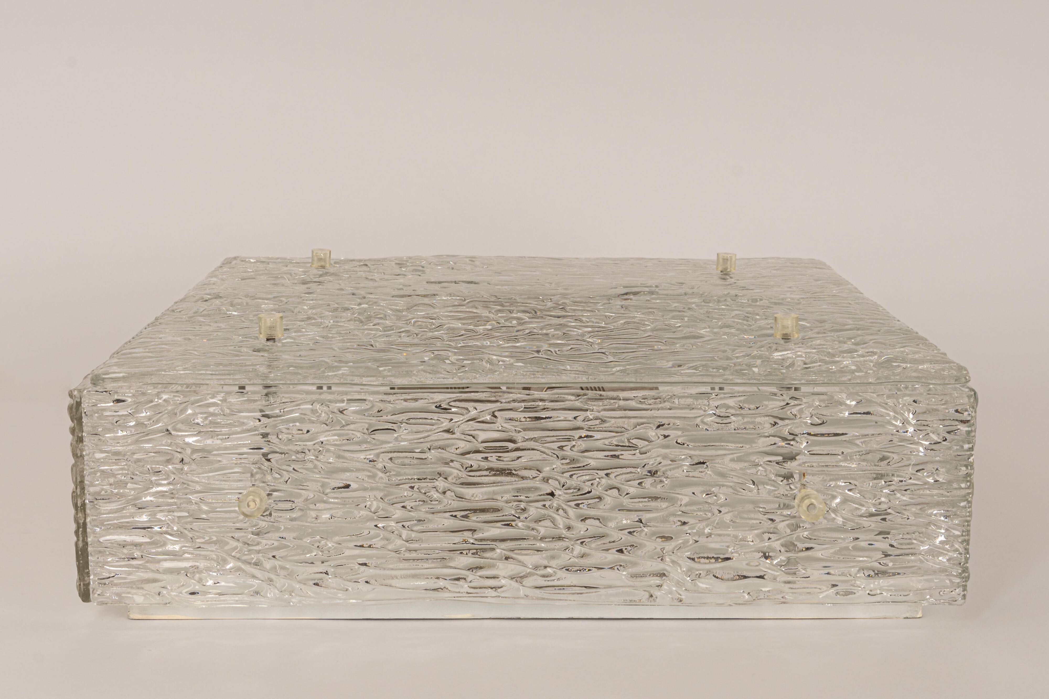 Murano glass ceiling lights by Kalmar, Austria, 1960s