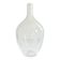 Large ribbed blown glass bottle vase - 1970s