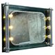 Vintage Italian Vanity Mirror with Lights, makeup art stylish fashion mirror