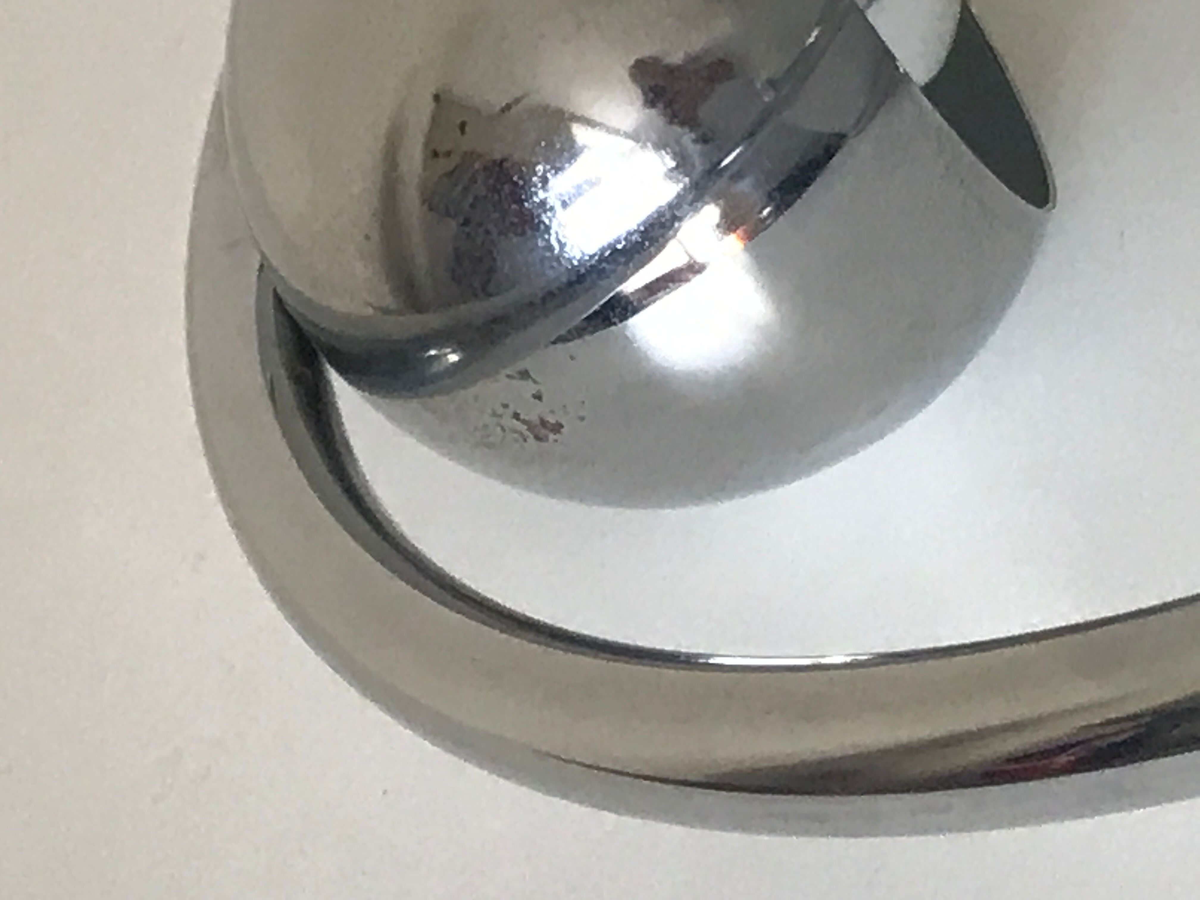 Vintage chrome eye ball lamp 70s