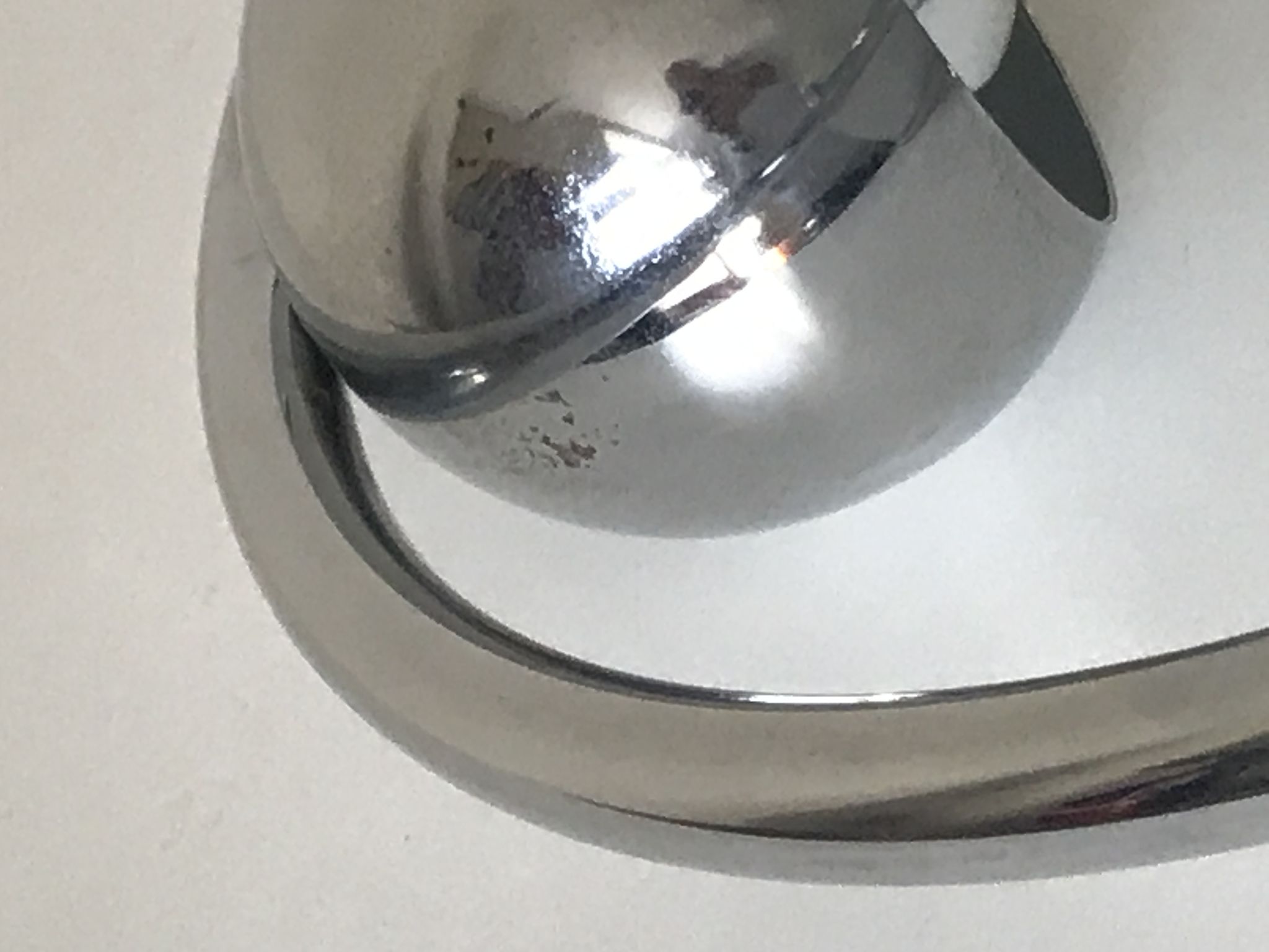 Vintage chrome eye ball lamp 70s