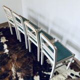 Series of 4 vintage chairs