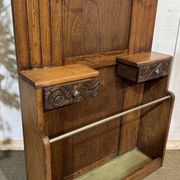 1930s Art Deco oak wardrobe