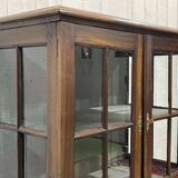 English mahogany display case from the late 19th century
