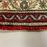 Distressed Turkish Rug 117x88 cm Vintage Shabby, Wool Tribal Red, Green Small