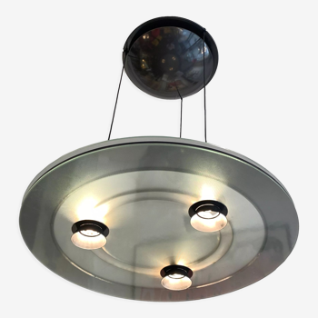 Aurora pendant lamp by Perry King for Arteluce 1983