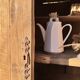 rustic wooden farm buffet sandblasted