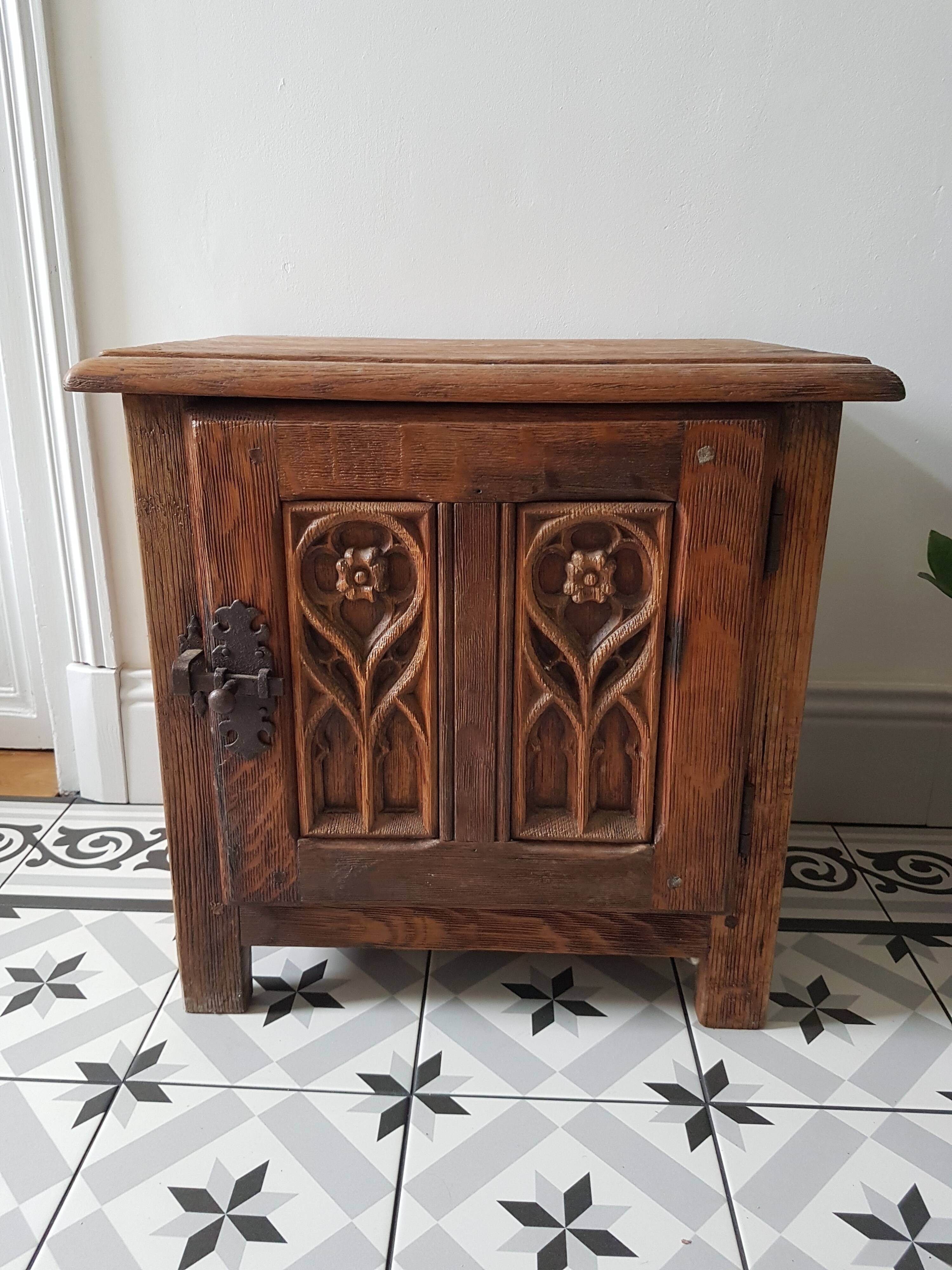 Wooden furniture storage documents