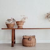 Banc de ferme en bois ancien