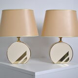 Pair of bedside lamps 1980