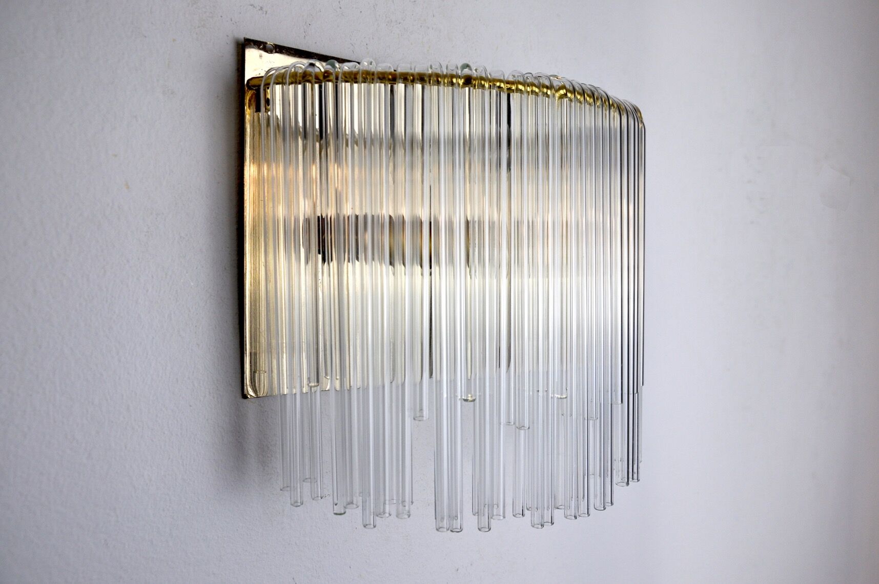 Venini wall lamp, Murano glass, Italy, 1970