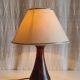 Pied de lampe à poser en bois massif style scandinave - mid. XXeme
